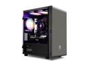 MXZ Gaming PC Desktop Computer, AMD Ryzen 5 5600 3.7GHz, GeForce RTX 4060 , 16GB DDR4, NVME 1T SSD, 6RGB Fans, Win 11 Pro Ready, Gamer Desktop Computer(R5 5600| RTX 4060)