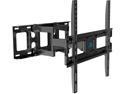 TV Wall Mount Bracket Full Motion Dual Swivel Articulating Arms Extension Tilt Rotation, Fits Most 26-55 Inch LED, LCD, OLED Flat&Curved TVs, Max VESA 400x400mm and Holds up to 99lbs