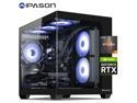 IPASON Gaming Desktop PC , Ryzen5 9600X, Geforce RTX 5060 8G ,MSI B650M 32GB DDR5 1TB NVMe SSD, 650W GOLD PSU, Wi-Fi,Liquid Cooler,ARGB Fans , Windows 11  ,Prebuilt Gaming Pc New compute
