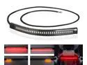 Motorcycle Universal 48 LED Flexible LED Strip Tail Brake Stop Turn Signal Light