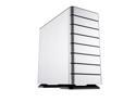 ABEE SMART EM30 SILVER ATX Mid-Tower Aluminum Computer Case w/ Compact Size, Aluminum Frame & All Panels, 3D High-Gloss Front Panel, Unique CNC Groove Shape of Aluminum Top Cover, CNC Aluminum Base