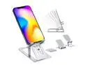 Cell Phone Stand,Bimawen Foldable Aluminum Alloy Ultra Slim Cell Phone Holder for Desk,or Device from 3" to 13"