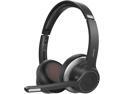 Mpow HC5 Bluetooth 5.0 Headset, Wireless Wired 2 in 1, 22h Battery Life, CVC 8.0 Noise Cancelling Mic, Lasting Comfort For Call Center Driver Office