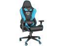 Solfway Ergonomic Gaming Chair 400 lb Weight Capacity, Office Computer Chair with Headrest Lumbar Support, Reclining Racing Chair, Game Chair with Adjustable Armrest (Blue)