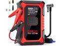 GOOLOO A3 Jump Starter with Air Compressor, 3000A Portable Car Battery Booster (9.0 Gas/6.5L Diesel) with 150PSI Auto-Shutoff Tire Inflator, 12V Lithium Jump Box Car Battery Jumper Starter