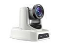 White NDI activated Camera, 30x Optical + 8x Digital Zoom,high-Speed PTZ,3G-SDI+HDMI+IP Streaming Outputs, Support NDI, Support POE, Video Conference Camera