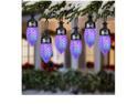 Gemmy Lightshow 10 bulbs with 180 LED's, 18 LEDs per bulb, 9-ft Sparkling  Multicolor LED Plug-In Christmas String Lights 