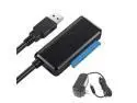 WIILGN SATA to USB Adapter, USB 3.0 to 2.5" 3.5" SATA III Hard Drive Converter Adapter, SSD HDD External Transfer Cable Support UASP with 12V 2A Power Adapter