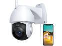 Voger 360 View WiFi Home Security Camera Outdoor System 1080P with IP66 Weatherproof Motion Detection Night Vision,2-Way Audio Cloud Camera Works with Google Home