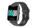 Willful Smart Watch for iPhone Android Phones, Bluetooth Calls Smartwatch Fitness Tracker Watch with Heart Rate Blood Oxygen Monitor, Smart Watches for Men Women Black