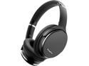 Srhythm NC35 Noise Cancelling Headphones Wireless Bluetooth 5.3, Fast Charge Over-Ear Lightweight Headset with Microphones,Mega Bass 50+ Hours Playtime