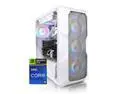 AVGPC Blizzard Series Gaming PC - Intel i7 12700KF 3.6GHz, RTX 4070 TI 12GB, 32GB 3600MHz DDR4, 1TB NVME M.2 SSD, 240mm Liquid Cooler, ARGB Fans, Wifi/AC, TD500 Mesh White Case, Windows 11