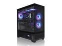 AVGPC Whirlwind Gaming PC AMD Ryzen 7 9700X Zen5, NVIDIA GeForce RTX 5070 Ti, 32GB 6000MHz DDR5, 2TB NVME M.2 SSD, 360MM AIO Liquid Cooling, WiFi/AC, Tempered Glass Case Black, Windows 11 Home