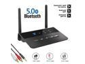 YIHOOG Bluetooth 5.0 Transmitter Receiver APTX-HD Low Latency Audio Adapter Support Dual Stream For Headphones