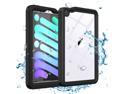 Waterproof Case for iPad mini (6th Generation) , Built-in Screen Protector with Strap, Full Body Heavy Duty Protective Shockproof Case for iPad mini (6th Generation) 8.3 inch 2021.