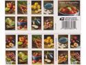 USPS Fruits and Vegetables Forever Stamps Booklet of 20 - 100 Stamps (5 Booklets of 20)