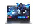 KAMRUI Gaming Laptop 16.1" FHD Laptop AMD Ryzen 7 5700U 16GB DDR4 RAM 512GB SSD 5G/2.4G WIFI Bluetooth 5.2 Windows 11 Pro