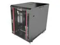 Sysracks 15U Server Rack Cabinet, 35-Inch Deep, Deployment-Ready for 19-Inch Infrastructure, PDU, Fan and Shelf