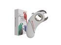 Kitchen Mama Epic One Multifunctional Opener: A Pick Ergonomic Opener- Magnetic Bottle Opener, Beer & Soda Can Opener, Pull Tab Opener, Jar Opener for Weak Hands and Arthritis, Funny Gift (White)