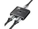 Displayport Switch,ADKING 8K DP 1.4 Swticher Bi-Directional Displayport Splitter Adapter 1 Input 2 Output Support 8K@30Hz 3D for Monitor Projector TV Laptop giyqxHw