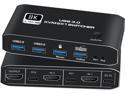 HDMI KVM Switch, 8K USB Switch 2x1 HDMI2.1 Ports + 4X USB3.0 KVM Ports, Share 2 Computers one Monitor Switch,Supports 8K 60Hz,4K 120Hz,YUV 4:4:4, HDCP 2.3, HDR 10, Hotkey