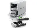 Yottamaster VN500RU3 5 Bay RAID Hard Drive Enclosure, Aluminum USB3.0 5 Bay RAID Enclosure DAS for 2.5" & 3.5" SATA HDD/SSD, Support 110TB (5x22TB), RAID 1, RAID 5, RAID 10, JBOD (Diskless)