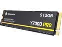 Yottamaster Y7000Pro 512GB SSD M.2 PCIe 4.0, Up to 7000MB/s, M.2 2280 NVMe Internal Solid State Drive with 3D QLC NAND Flash, Upgrade Storage for PS5, PC Computer, Laptop, Gaming