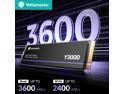 Yottamaster 256GB Gaming-grade M.2 SSD with M.2 PCIe 3.0 NVMe Interface, 3D NAND Flash Memory Chips, HMB (Host Memory Buffer) Technology and Detachable Heatsink
