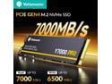Yottamaster 1TB Gaming-grade SSD M.2 2280, featuring M.2 PCIe 4.0 NVMe interface with Xtacking 3.0 architecture TLC flash memory chips, HMB mechanism, third-generation Agile ECC, detachable heatsink