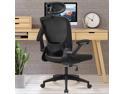 Ergonomic Office Chair, KERDOM Breathable Mesh Desk Chair, Lumbar Support Computer Chair with Headrest and Flip-up Arms, Swivel Task Chair, Adjustable Height Gaming Chair