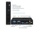 NEOSMAY Desktop Computer Tower for Intel 13th Gen Core i5-13400T up to 4.4 GHz, 32GB Dual DDR4 RAM 512GB NVME SSD 1TB 2.5'' HDD Mini PC,Quad 2*HD+DP+VGA 4K Display,2X Type C,8X USB,2.5Gbe i226 LAN