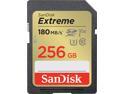 SanDisk 256GB Extreme SDXC UHS-I/U3 Class 10 V30 Memory Card, Speed Up to 180MB/s (SDSDXVV-256G-GNCIN)