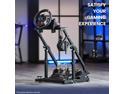 Minneer Racing Steering Wheel Stand with Pro Reinforced Parts Fit for Logitech G25,G27,G29,G920 Gaming Racing Simulator Cockpit Wheel, Pedals Not Include