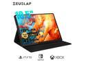 ZEUSLAP Z10P 10.5 Inch Portable Monitor, Full HD 1280P 100% sRGB IPS Screen for PC, Laptop, Phone, Raspberry Pi, Graphic Card, Car Navigation etc.