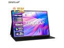 ZEUSLAP P16K 16 Inch Portable Monitor, 2.5K 144Hz 100%sRGB IPS Screen Computer Gaming Monitor with HDMI-compatible + Type-C + 3.5 mm Audio Ports for Laptop, Switch, Xbox, PS4/5, Smartphone etc.