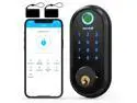 Smart Door Lock, Hornbill 7-in-1 Keyless Entry Door Lock Biometric Fingerprint Smart Deadbolt, Electronic Digital Bluetooth Keypad Code Door Lock, Smart Locks for Front Door, IC Fob & Free App Control