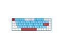 Zhhcyyds T8 60% Wired Gaming Keyboard, RGB Backlit Ultra-Compact Mechanical Keyboard, Waterproof Compact 68 Keys Keyboard for Typist Laptop PC Mac Gamer Black White Blue