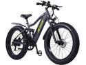 Bezior Explore XF900 Electric Bike for Adults, 26" x 4.0 Fat Tire Electric Bicycle, 48V 12.5AH Removable Massive Lithium Battery, 750W Brushless Motor,28MPH Mountain E-Bike Shimano 7-Speed Gear Ebike