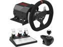 Buy PXN V10 Force Feedback Gaming Racing Wheel with Magnetic Pedals and  Shifter, Dual Paddle and Detachable Design Steering Wheel for PC Online at  Low Prices in India