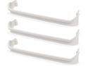 Ecotric 2 x 240534901 & 1 x 240534701(Middle) Refrigerator Door Shelf Rack Bar Compatible with Frigidaire Kenmore Refrigerator Door Shelf Retainer Bar Replace for AP3214631 PS734936 948952 AP3214630