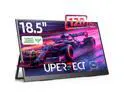 UPERFECT 18.5" 120Hz FreeSync Portable Monitor, 1080P 100% sRGB FHD IPS HDR Gaming Display with VESA & Stand, Ultra-Slim & Lightweight Frameless