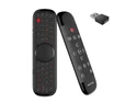 Wechip W2 Pro Air Mouse Convenient Black Wireless Keyboard Wireless Keyboard with Touchpad Mouse for Smart TV