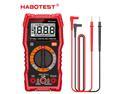 HABOTEST HT108L Digital Multimeter Voltmeter Volt AC/DC Ammeter Ohmmeter Tester 600V  10A Ture RMS Backlight Resistance Measurement for Home Improvement