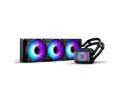 Phanteks Glacier One 360M25 G2 AIO Liquid CPU Cooler, Black, RGB Pump Cap Design, 3x 120mm M25 G2 PWM RGB Fans, for Intel LGA 1700, 1851, 1200, 115x and AMD AM4/AM5 sockets, Black PH-GO360M25G2_DBK02