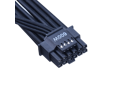 X-Enlazar Superior 600W PCIe 5.0 (Gen 5.0) 12VHPWR PSU Native Cable / Black / 12+4pin to 12+4pin Native Cable / Mesh Paracord Sleeving