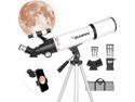 80mm Aperture Refractor Telescope With Phone Adapter - Professional QQ