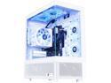 NINGMEI Soul Gaming PC Desktop,AMD Ryzen 5 5600GT 6 core 3.6GHz(up to 4.6GHz),AMD Radeon Vega 7 Graphics,16GB DDR4 RAM 3200MHz,1TB NVME SSD,550W PSU, Windows 11 Home 64-bit,White