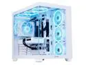 Mloong Gaming PC Desktop, AMD Ryzen 7 8700F 4.1 GHz (5.0Ghz Turbo), NVIDIA RTX 5060 Ti 8GB GDDR7, 1TB Gen4 NVMe SSD, 32GB 6000Mhz DDR5 RAM, 650W PSU, Wi-Fi, Win 11 Home Prebuilt PC, White