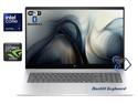 HP Envy 17.3" IPS Touch FHD Business Laptop Intel Core Ultra 7 155U (Beats i7-13620H) NVIDIA GeForce RTX 3050 64GB DDR5 RAM 2TB SSD Backlit Wi-Fi 7 Bluetooth 5.4 HDMI 2.1 USB-C Windows 11 Pro Silver