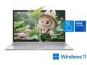 Asus Vivobook Business Laptop 15.6" FHD Touchscreen Intel Core 5 120U (Beat i7-1355U) Intel Graphics 16GB RAM 512GB SSD Backlit KB Wi-Fi 6 Bluetooth 5.2 Fingerprint Webcam HDMI Windows 11 Pro Silver